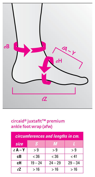 circaid Juxtafit Interlocking Ankle Foot Wrap (Closed Heel)