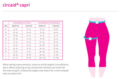 circaid capri compression garment