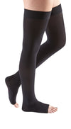 mediven comfort, 30-40 mmHg, Thigh High with Silicone Top-Band, Open Toe